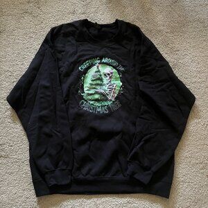 Creeping Around the Christmas Tree crewneck sweatshirt